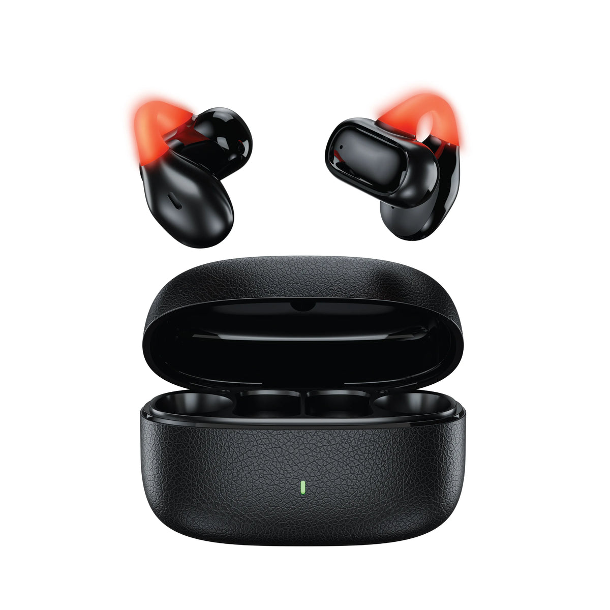 Green Lion Venetian Clip on Wireless Earbuds Black – image 4