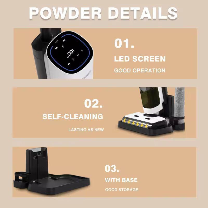 مكنسة كهربائية لاسلكية شفط 11Kpa تنظيف رطب وجاف من دي اس بي بروفيشنال  Dsp Professional Floor Vacuum