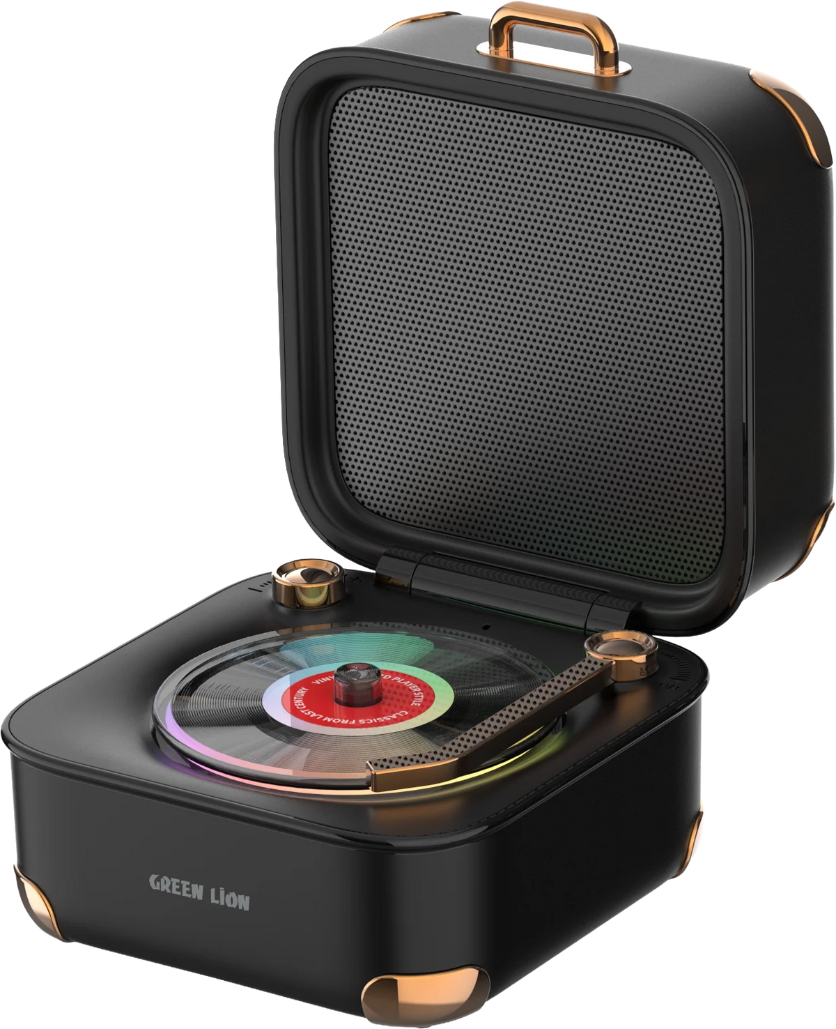 Green Lion Gramo Vinyl Wireless Speaker - Black – image 2