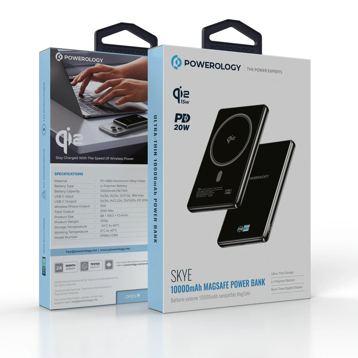 Powerology Skye 10000mAh MagSafe Power Bank Black – image 11
