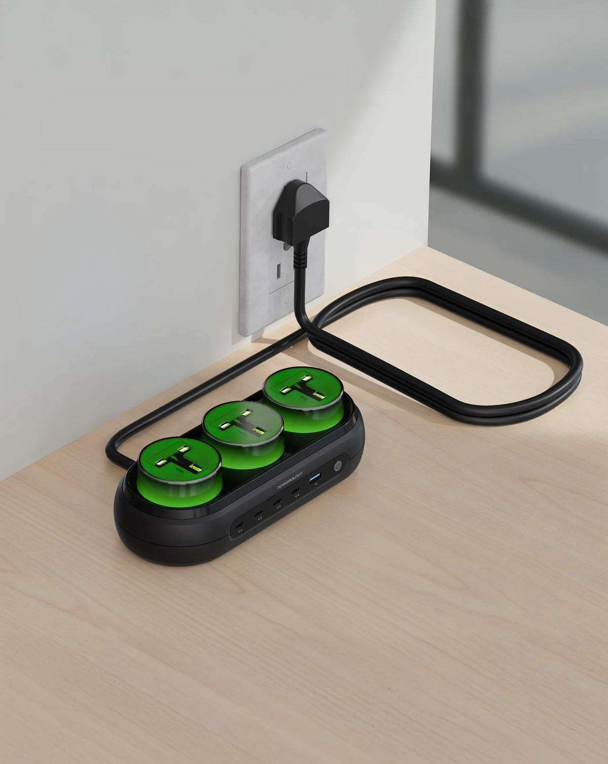 Powerology Holix Gan Multi Port Power Station Grey – image 13