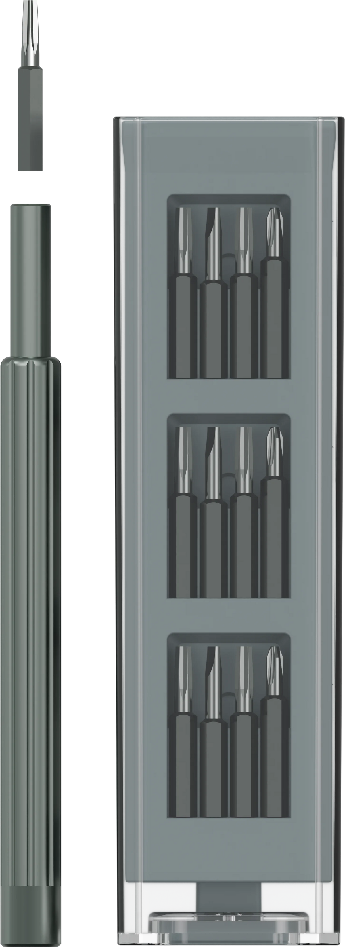 Green Lion GMS-42 Manual Screwdriver-42 Piece CR-V Bit Set - Grey – image 7