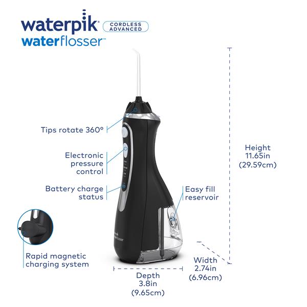 Waterpik Cordless Advanced Water Flosser – WP562ME