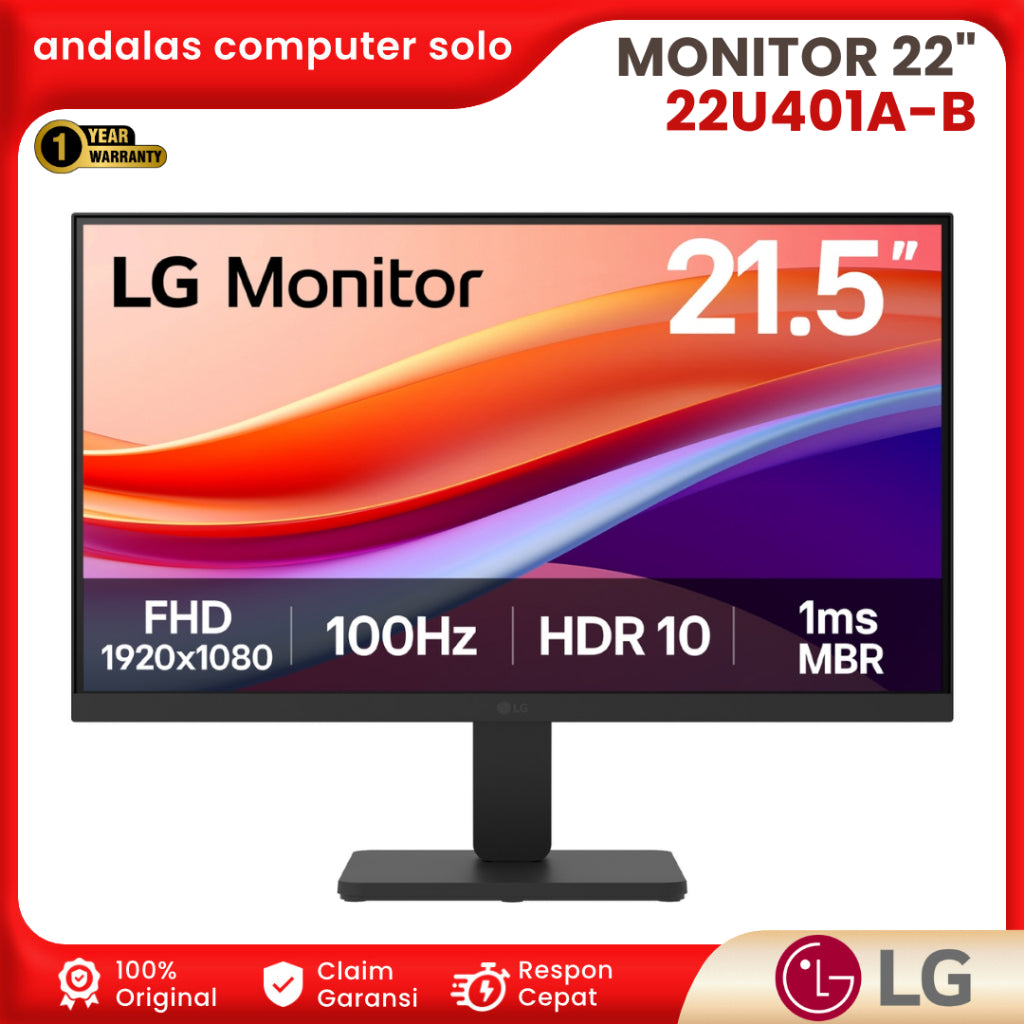 LG 22U401A-B شاشة، 22 بوصة - صورة 2