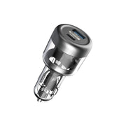 Powerology 35w Transparent Car Charger A C Port Version