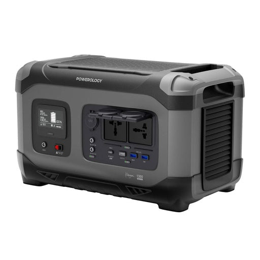 Powerology 392000mAh 1300w Portable Power Generator PD 60w Black