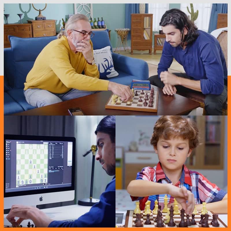 Chessnut Wood Smart Chess Board with LED Lighting Chessnut Air Electronic Chess Set