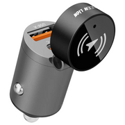Green Lion Tracker Dual Port Car Charger Black