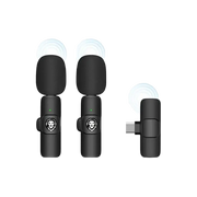 Green Lion 3 in 1 Wireless Microphone Black