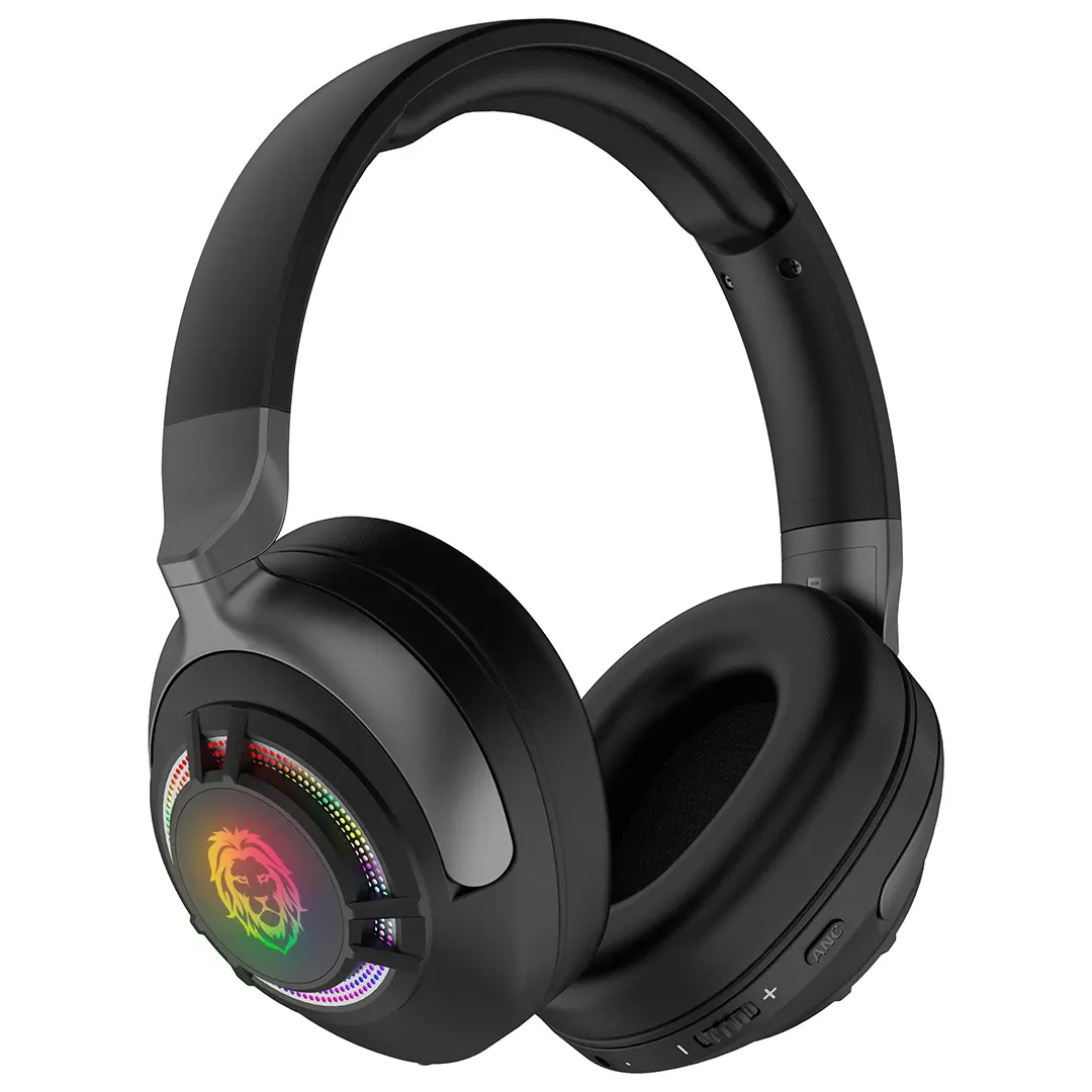 Green Lion Shadow Anc Gaming Headset Black