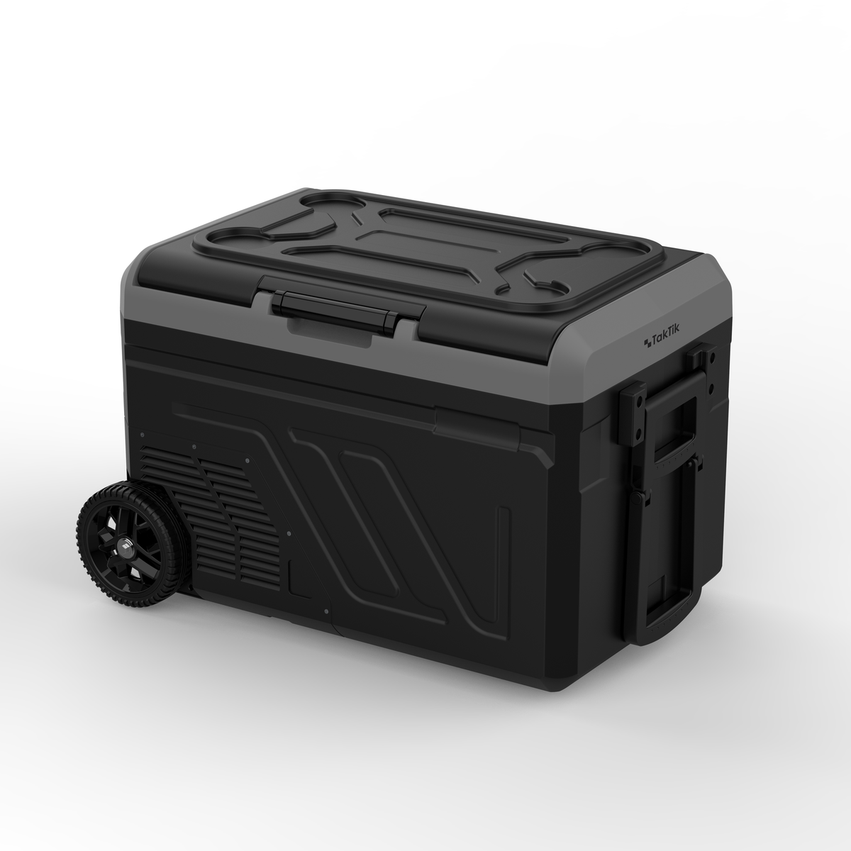 Taktik Dual Compartment Portable Fridge and Freezer 40L, down to -20°C, with a Large Battery