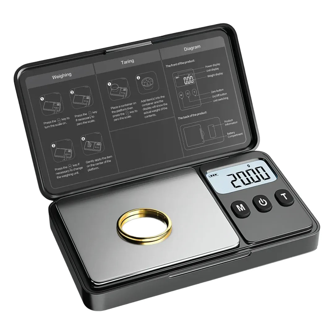 Green Lion Jewelry Scale with High Accuracy Weighing Black