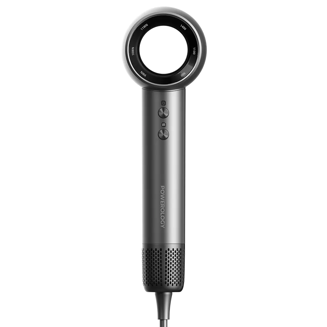 Powerology Lonfusion Hot Cold Hair Dryer Gray