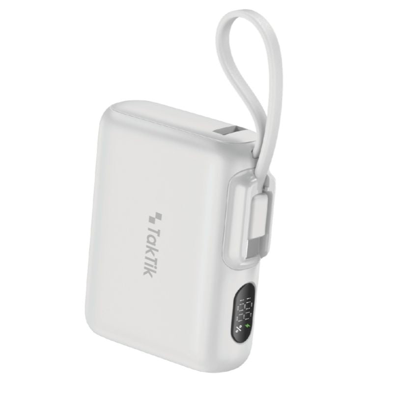 محطة شاحن متنقل باور بنك تايب سي 5 في 1 تكتك 10000 مللي أمبير Power Bank Station Set