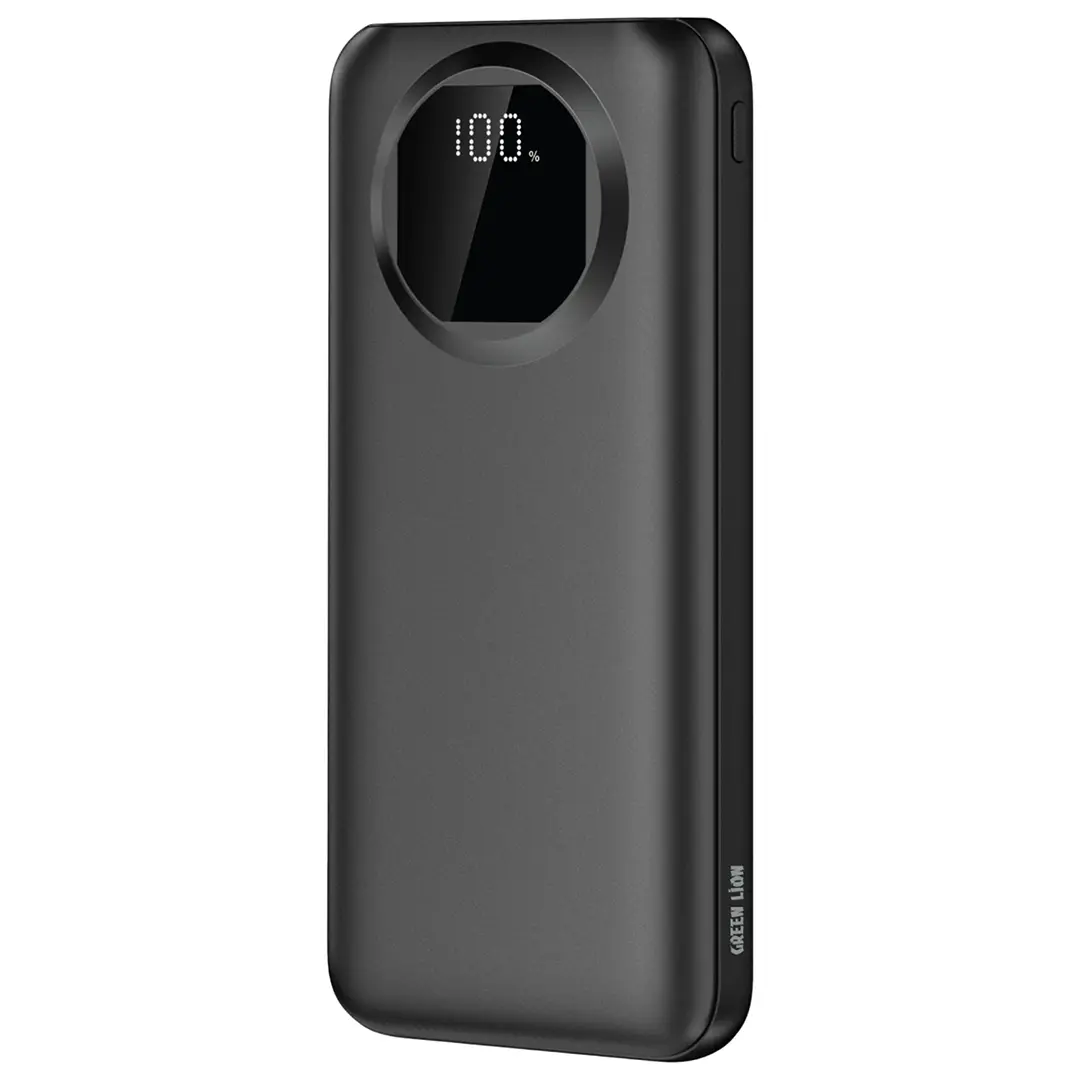 Green Lion Nairo 10000mAh Power Bank PD 20w Black