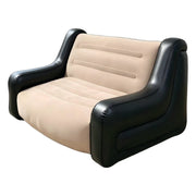 Green Lion Double Seater Inflatable Sofa Beige