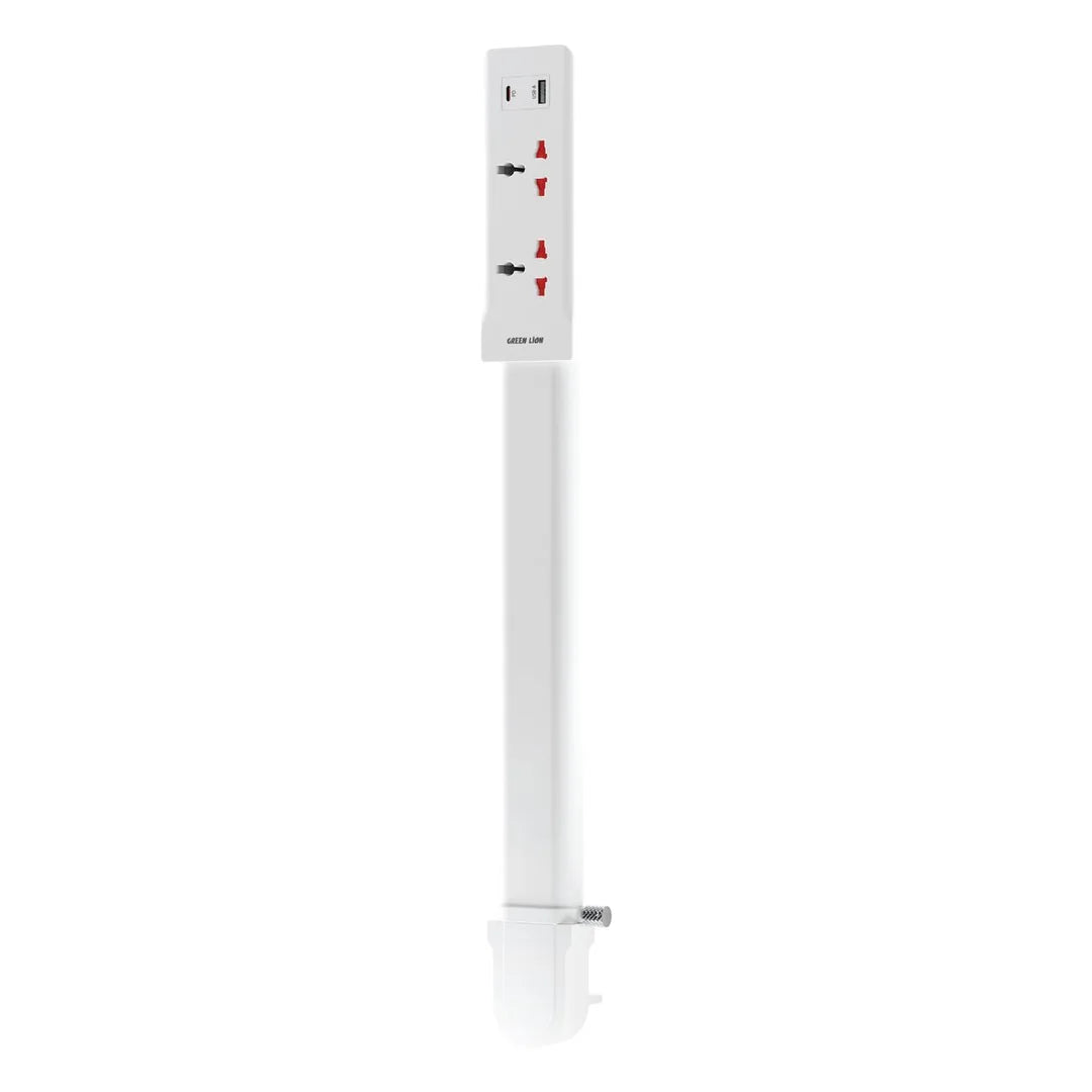 Green Lion Power Link Universal Power Strip White