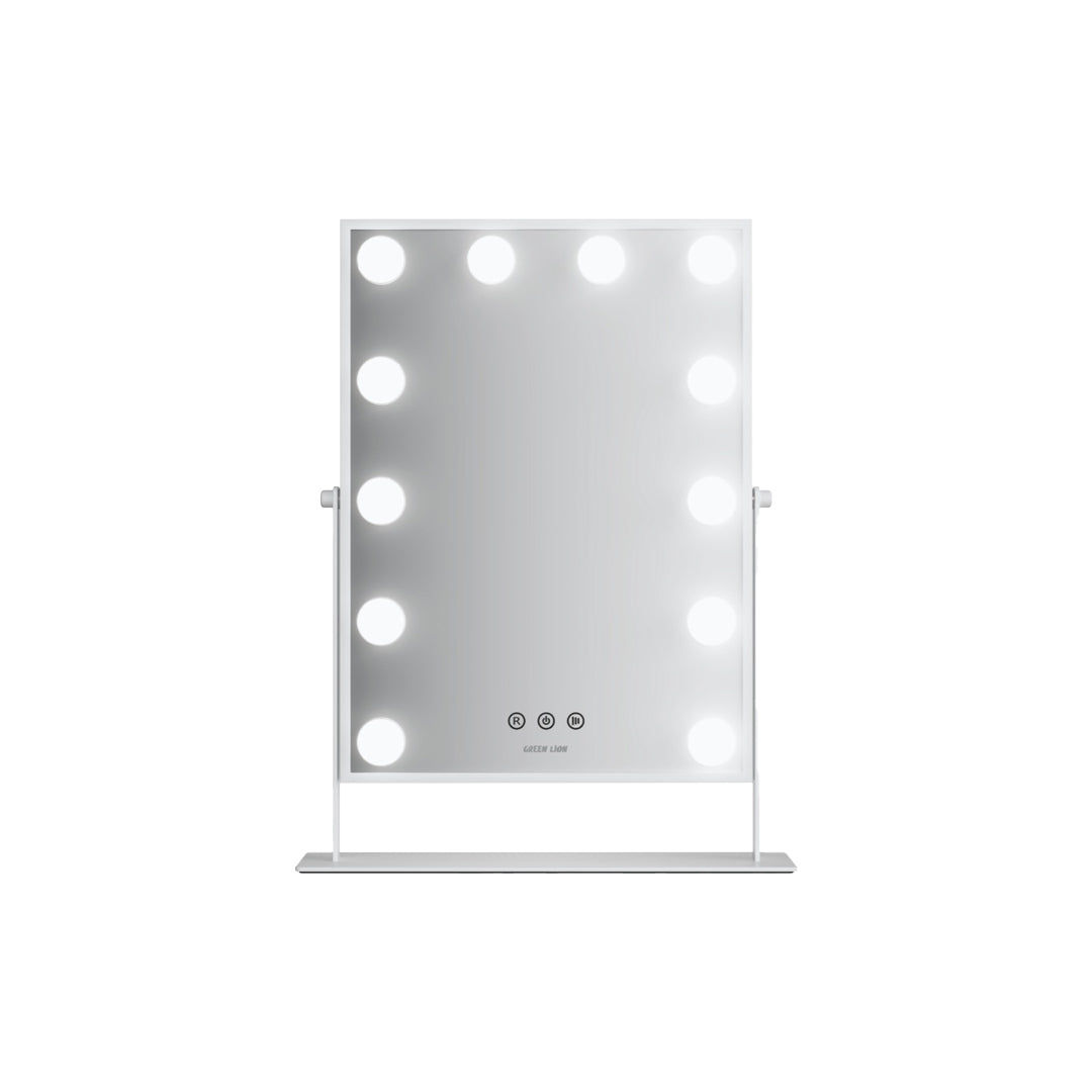 Green Lion Glam Shine Makeup Mirror 12 LED Lights White