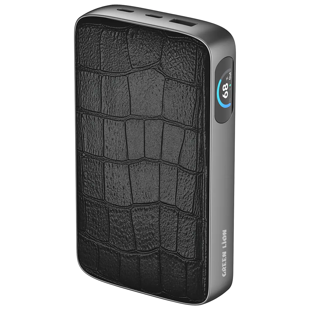 Green Lion Valmont 20000mAh Power Bank PD 100w Black