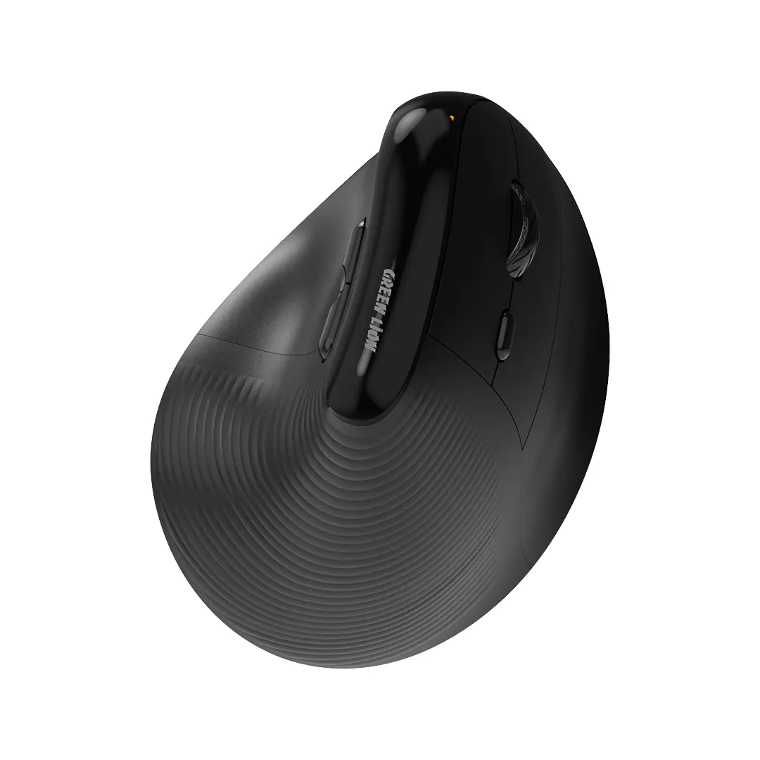 Green Lion Ergo Grip Vertical Mouse Black