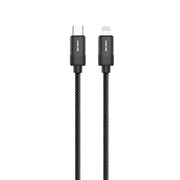 Green Lion USB C to Lightning Braided Cable 1m 27w Black