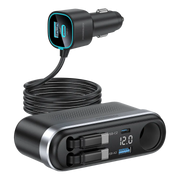 Powerology Currnex 60w Multi Port Car Charger Black
