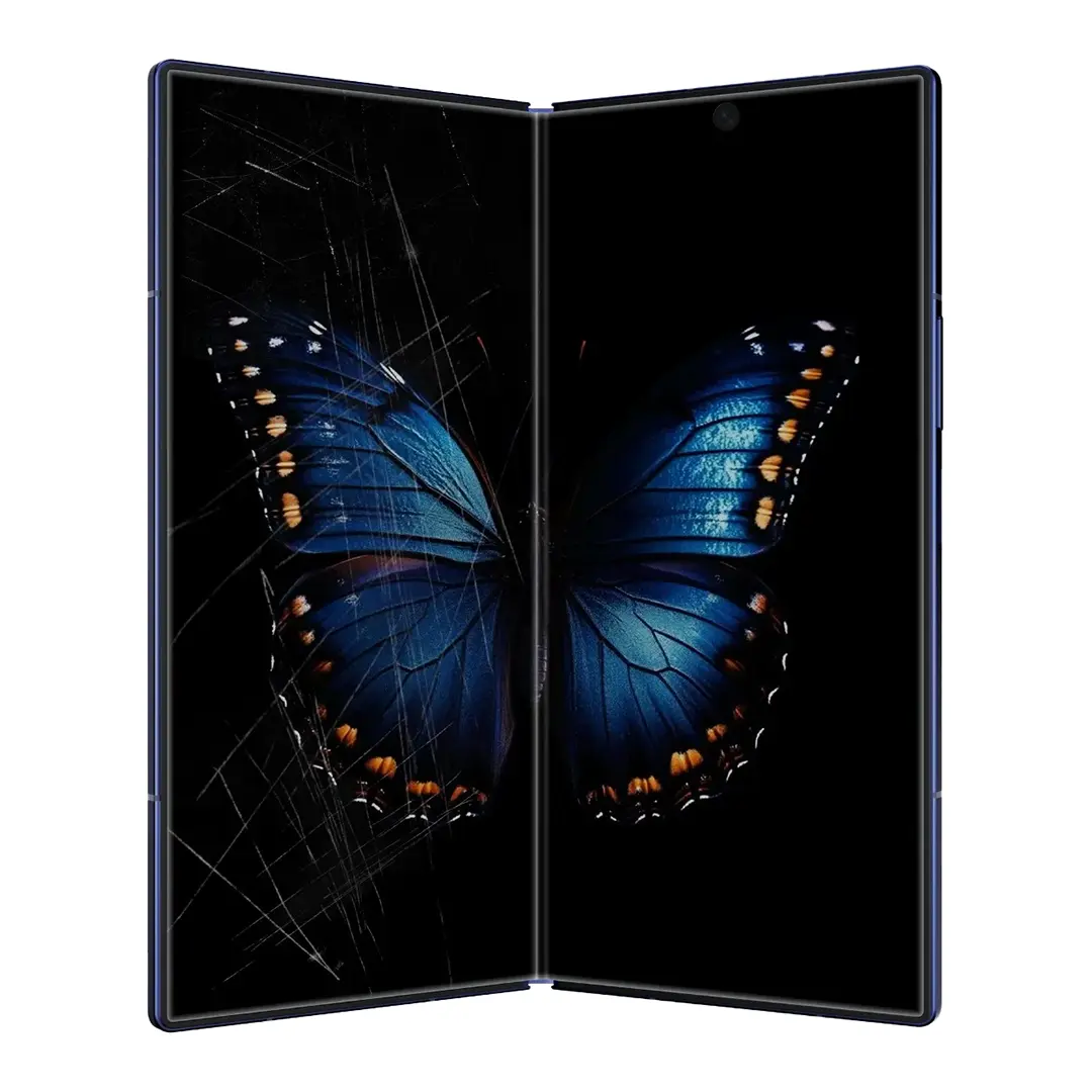 Green Lion Fold Protection Pack with Front Glass Inside Soft Film for Z Fold 7 Black