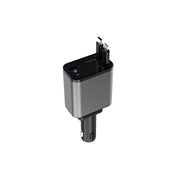 Green Lion Retractable 50w Car Charger Black