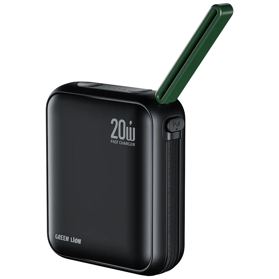 Green Lion Soho 10000mAh Power Bank Black
