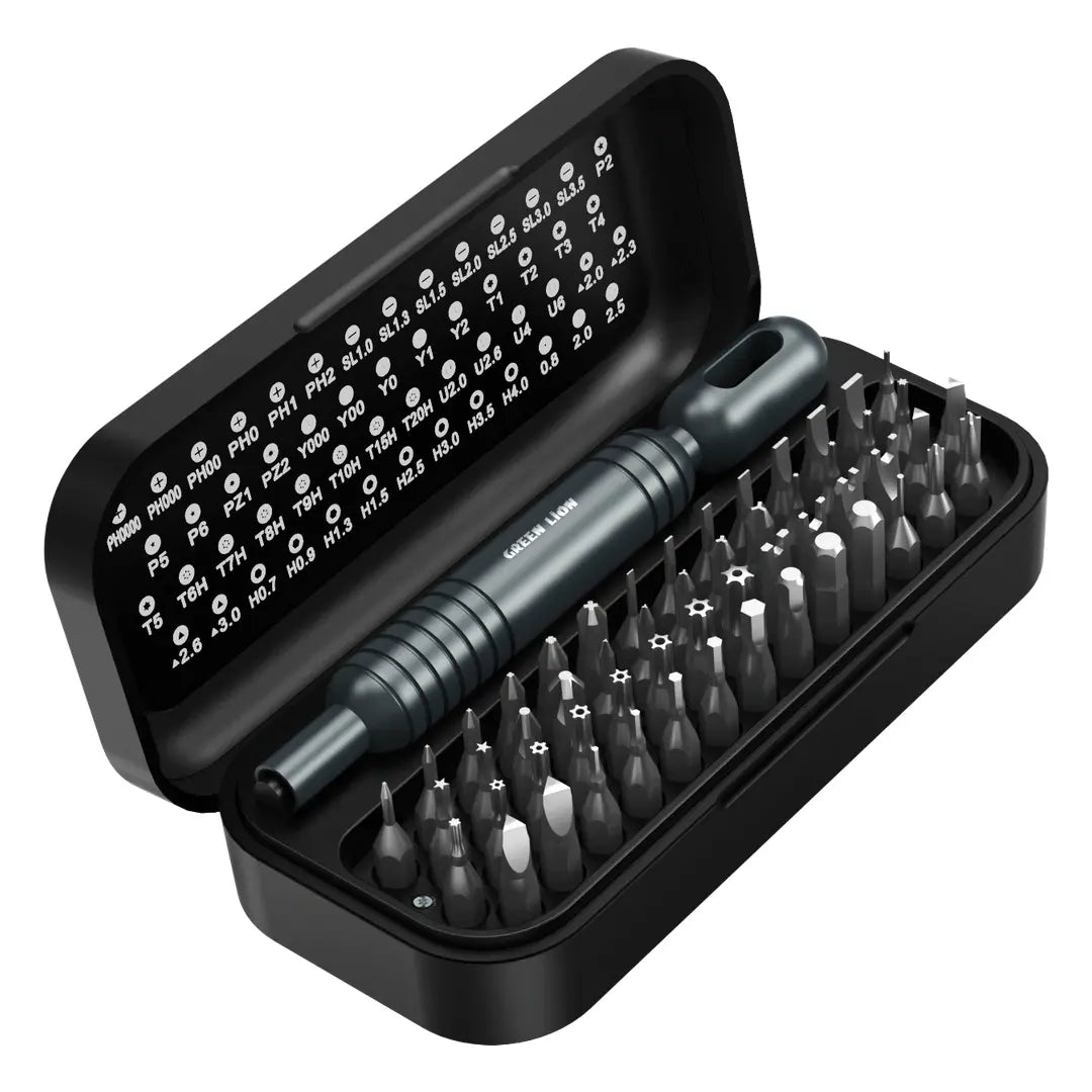 Green Lion GMS-55 Manual Screwdriver - Black