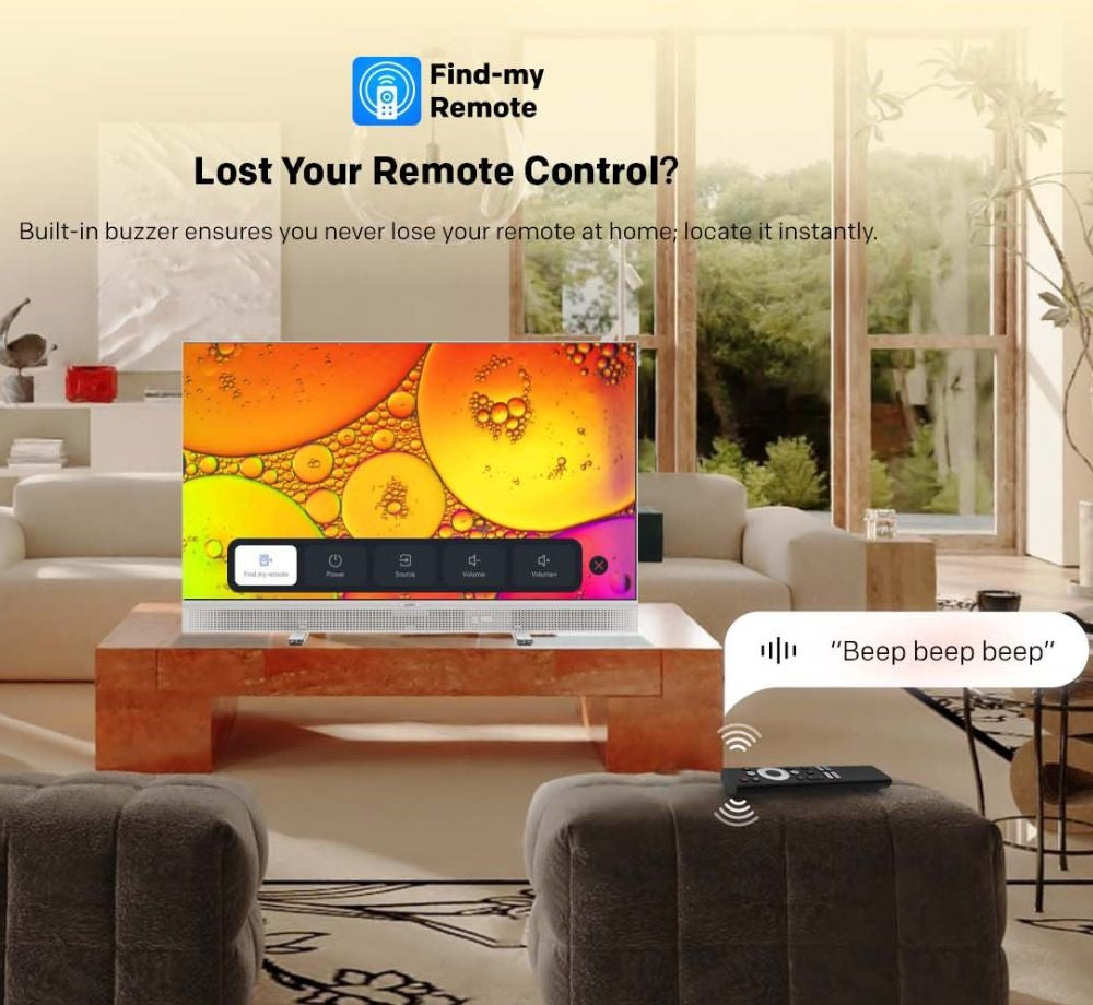 Skyworth LP70G FHD Google TV 32-inch Portable Battery Powered TV for Trips
