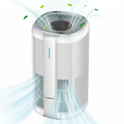 Powerology Mira Smart Air Purifier with Pm2 5 Air Quality Sensor White