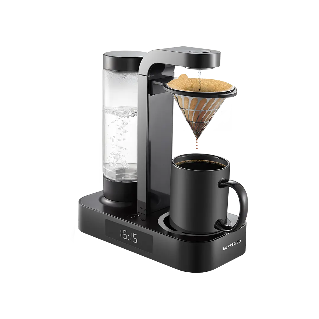 LePresso Brew Time Drip Coffee System with Multiple Brewing Modes Black