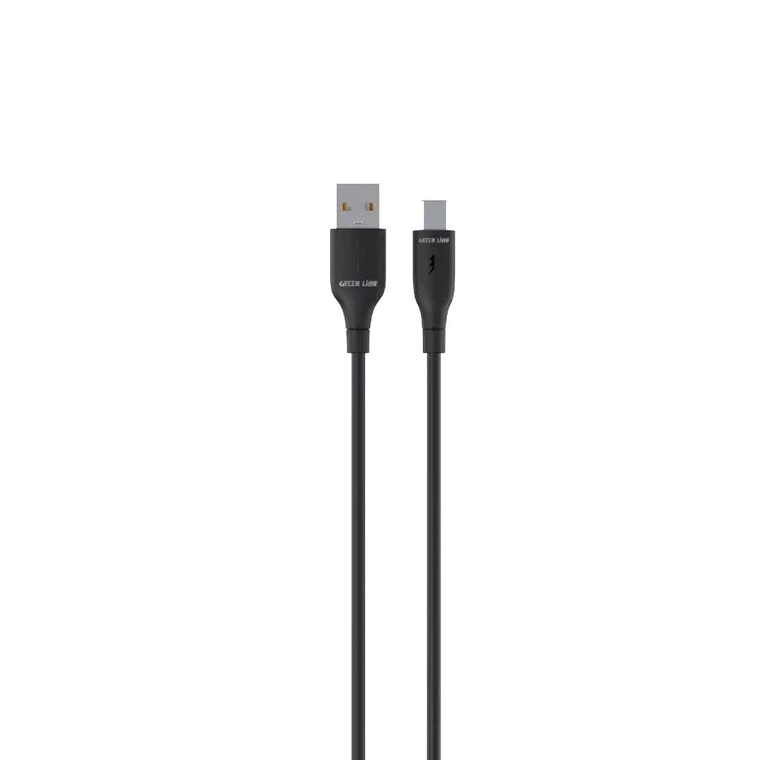 Green Lion USB A to USB C Pvc Cable Black
