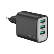 Green Lion Supra 24w Eu Wall Charger Black