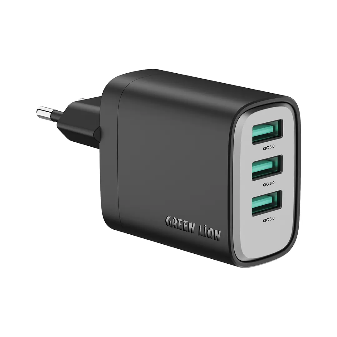 Green Lion Supra 24w Eu Wall Charger Black