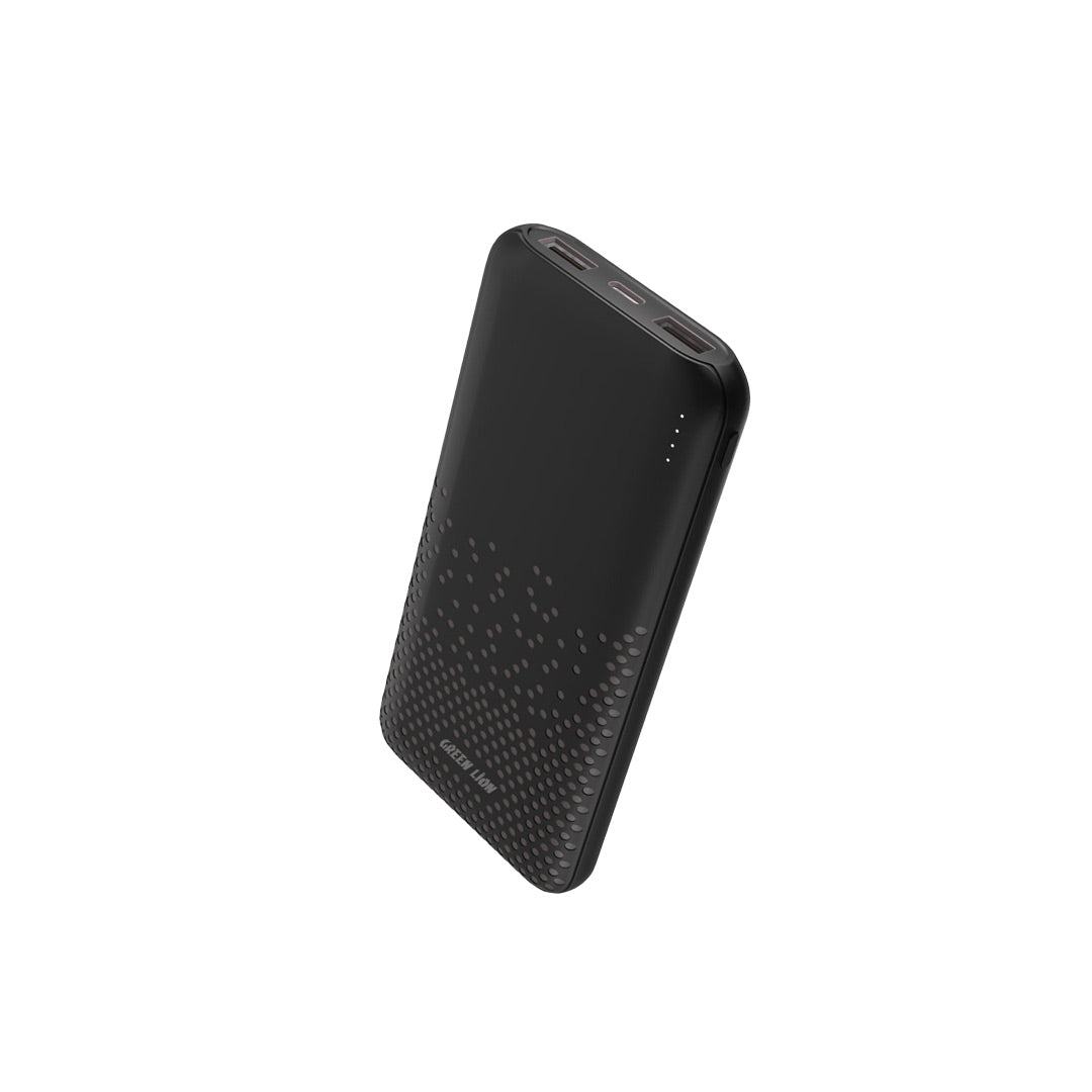 Green Lion Rome 10000mAh Power Bank Black