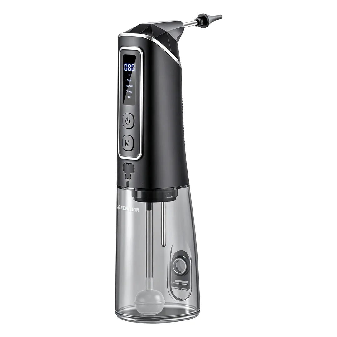 Green Lion Ear Wax Remover with Water Powered Ear Cleaning Black