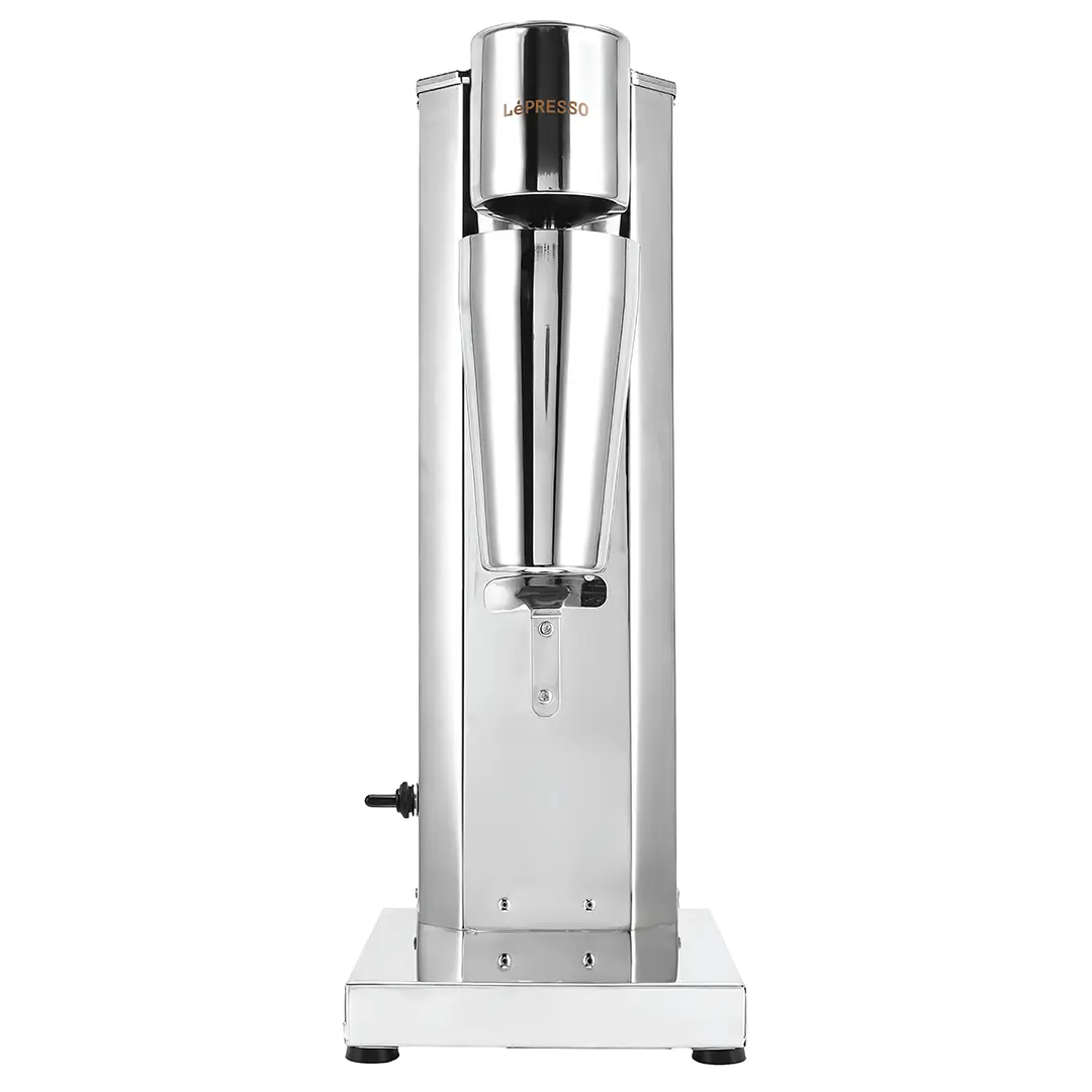 LePresso Frosty Whip Milk Shake Maker with Dual Gear Speed Control Silver