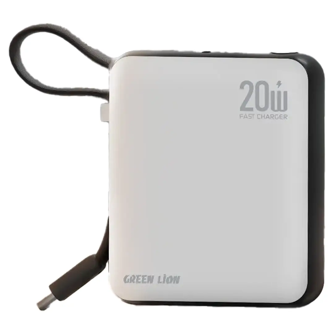 Green Lion Nuru 10000mAh Power Bank White