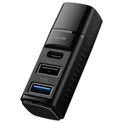 Green Lion USB C 3 in 1 Dock with USB A 3 2 USB A 2 0 USB C Black