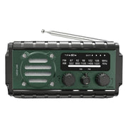 Green Lion G Radio with Power Bank Flashlight Black