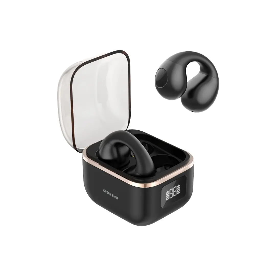 Green Lion Aurix Clip on Earbuds Black