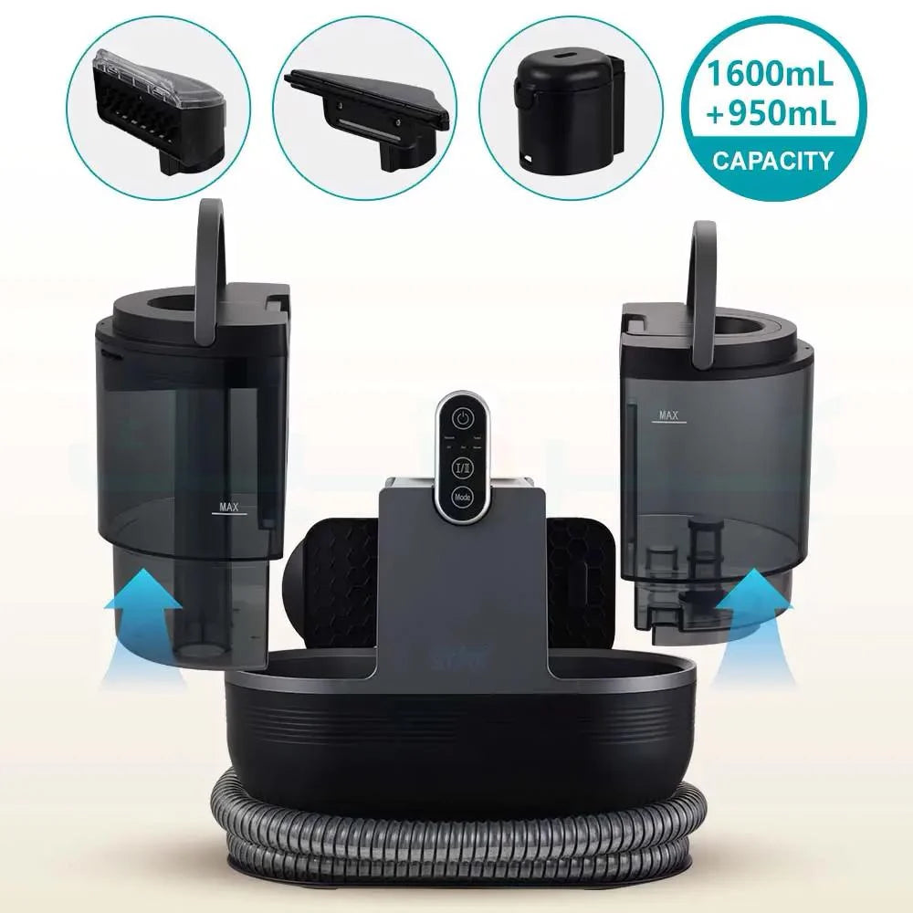 مكنسة غسيل السجاد والكنب وينينج ستار 1200 واط مع تقنية البخار والماء الساخن Winning Star Carpet And Sofa Cleaner