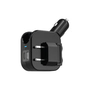 Green Lion Duo Power Car and Wall Charger Black