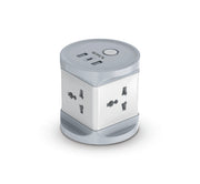 Taktik Cube Power Socket - 3 Outlets with USB, 1 Meter Length, 2500 Watts