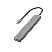 Powerology 6 in 1 Slim 4k Hdmi USB C Hub