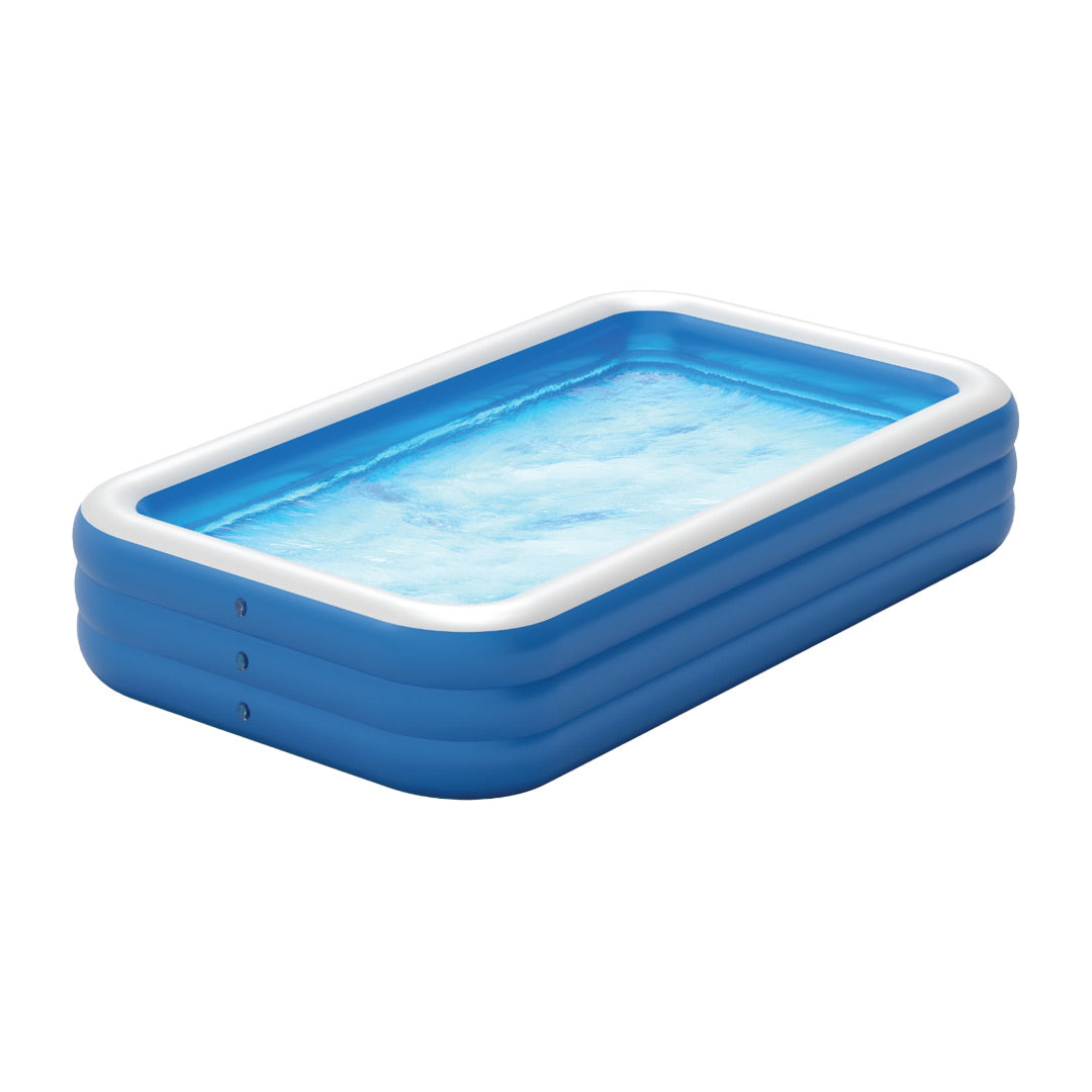 Green Lion Inflatable Swimming Pool - Blue