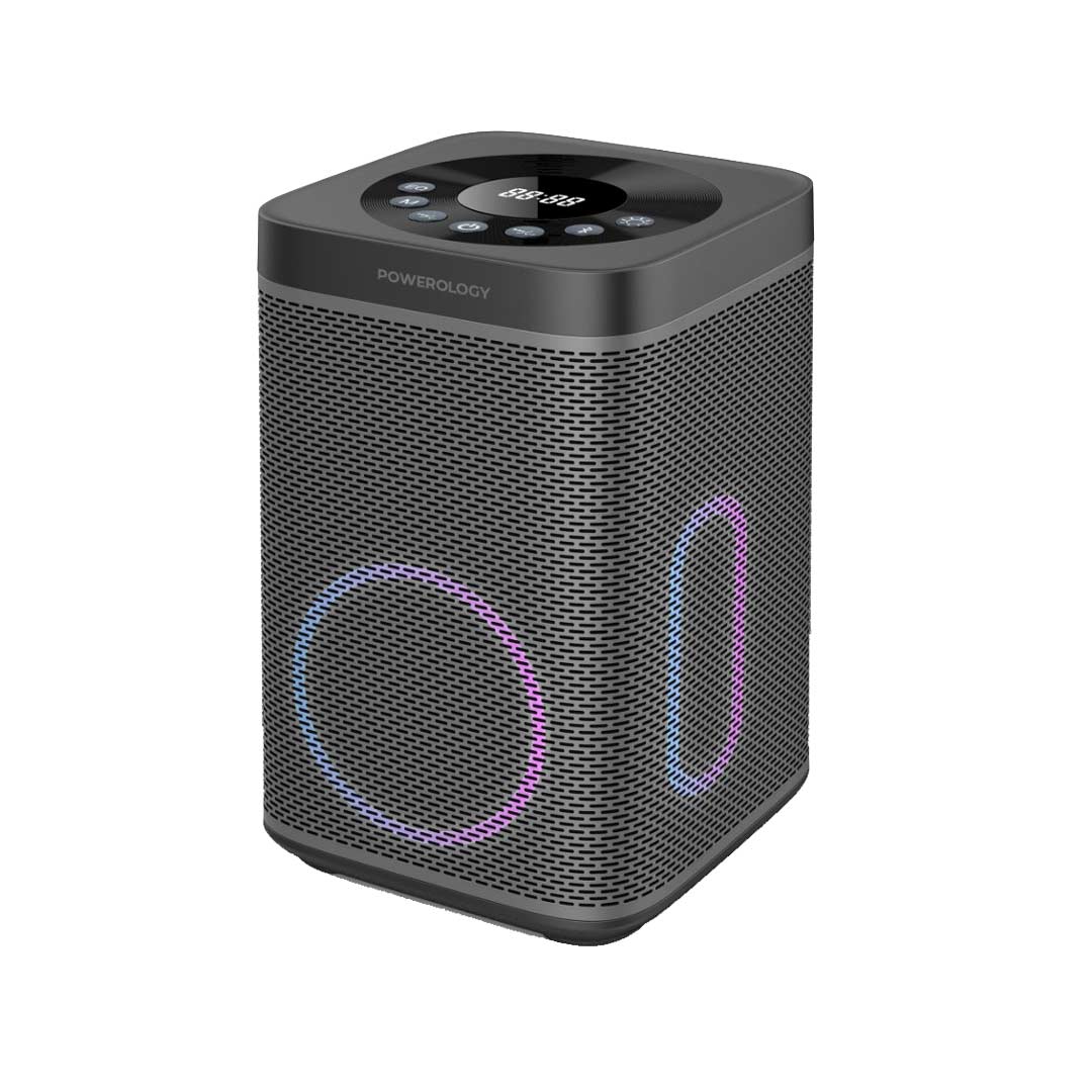 Powerology 300w Portable Generator Integrated Hi Fi Sound System Black