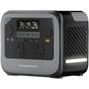 Powerology Pater Ii Portable Power Station 700w Gray